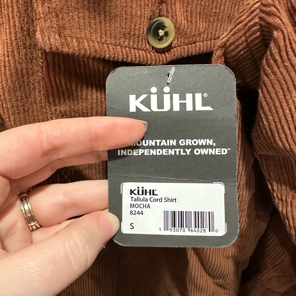 NWT Kuhl Tallula Corduroy Shirt Small - Picture 6 of 10